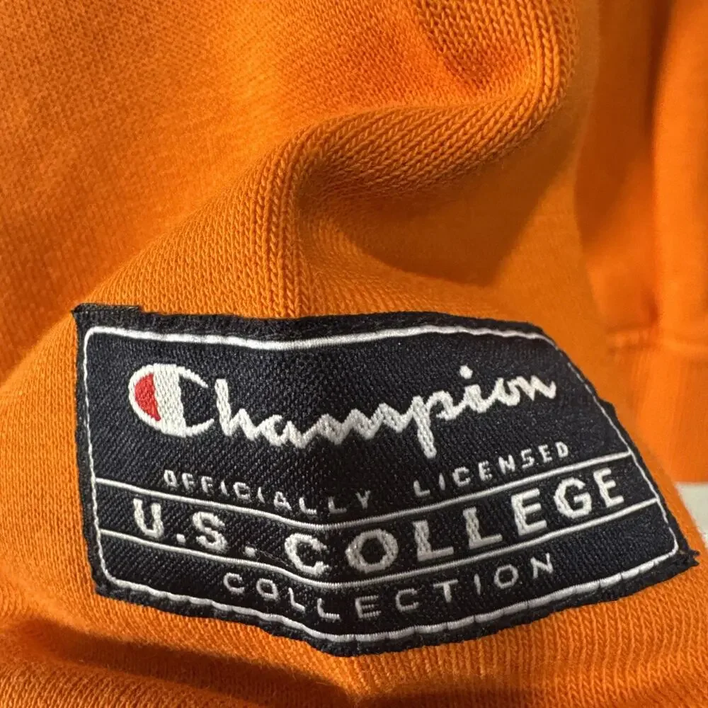 Champion Youth University of North Carolina Full Zip Jacket Orange Boys XL 13-14